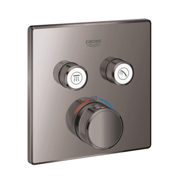 Grohe Grohtherm SmartControl Çift Valfli Akış Kontrollü, Ankastre Termostatik Duş Bataryası - 29124A00