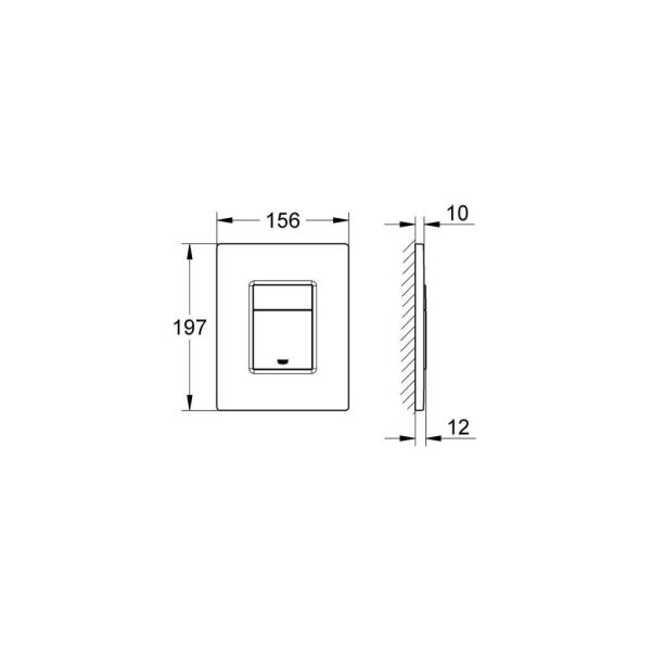 Grohe Skate Cosmopolitan Kumanda Paneli - 38732DC0