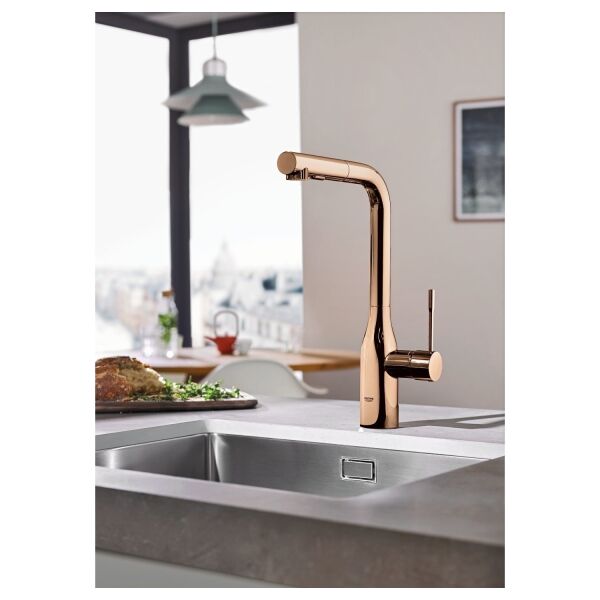 Grohe Spiralli Eviye Bataryası Essence Warm Sunset