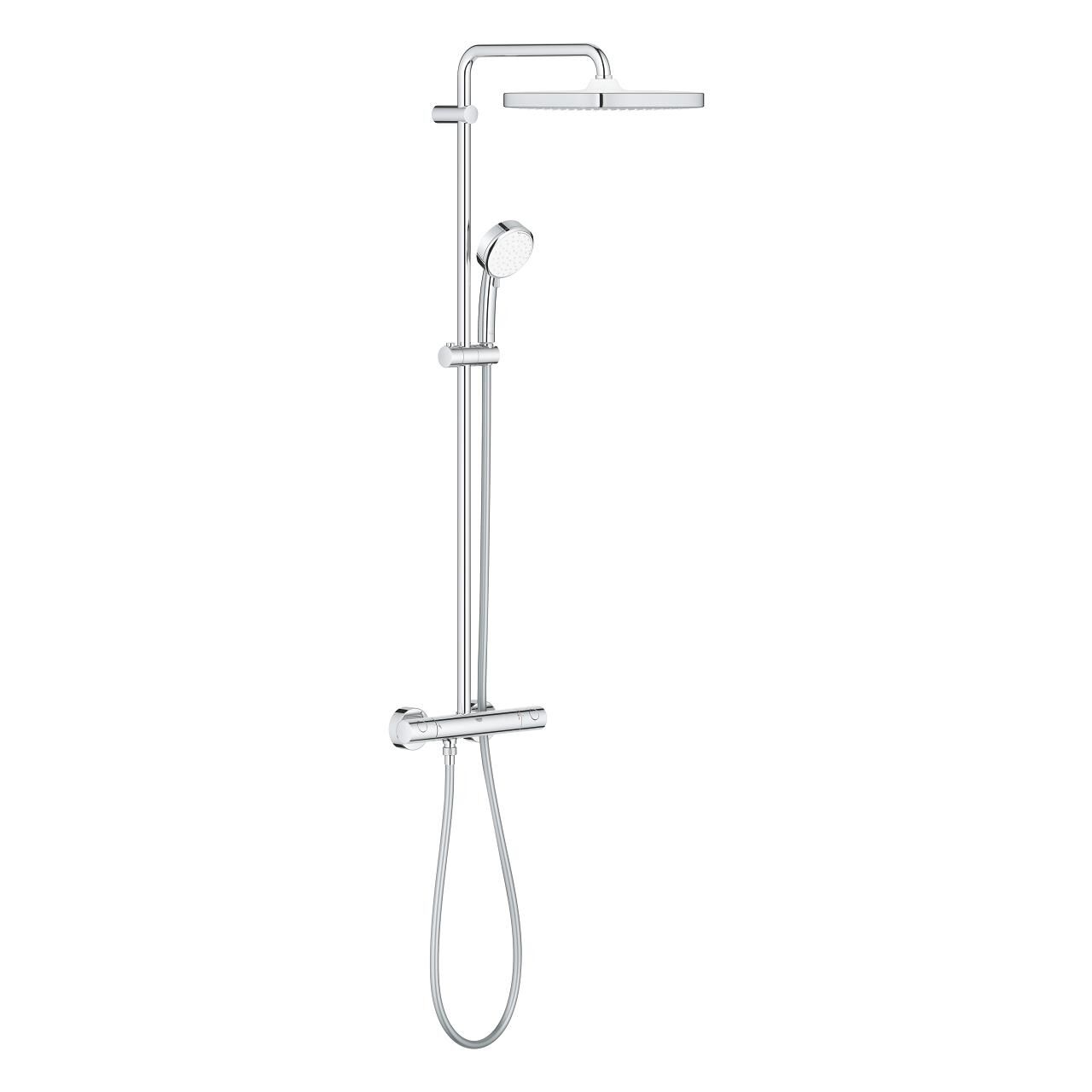 Grohe Tempesta Cosmopolitan System 250 Cube Duvara Monte Termostatlı Duş Sistemi - 26689000