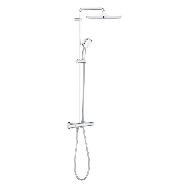 Grohe Tempesta Cosmopolitan System 250 Cube Duvara Monte Termostatlı Duş Sistemi - 26689000