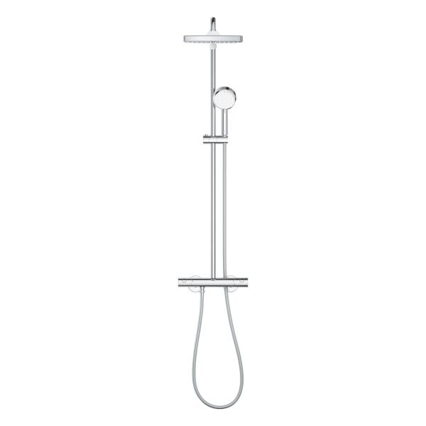 Grohe Tempesta Cosmopolitan System 250 Cube Duvara Monte Termostatlı Duş Sistemi - 26689000