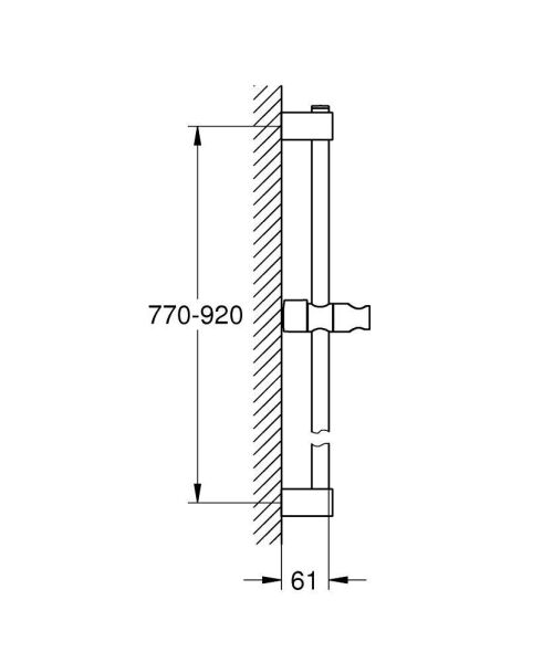 Grohe Tempesta Duş Sürgüsü 900 mm - 27524001