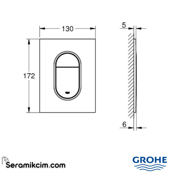 Grohe Arena Cosmopolitan S Kumanda Paneli 37624DA0