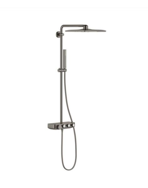 Grohe EUPHORİA SMARTCONTROL SYSTEM 310 CUBE DUO DUVARA MONTE TERMOSTATİK BATARYALI DUŞ SİSTEMİ - 26508AL0