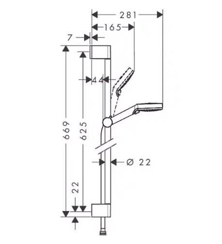 Hansgrohe Talis E 3'lü Batarya Seti - 71755000set