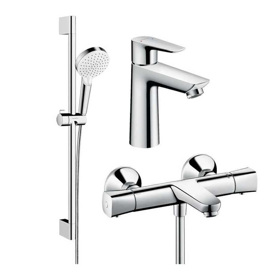 Hansgrohe Talis E 3'lü Termostatik Batarya Seti - 71710000set