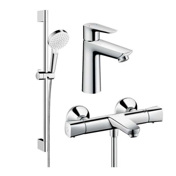 Hansgrohe Talis E 3'lü Termostatik Batarya Seti - 71710000set