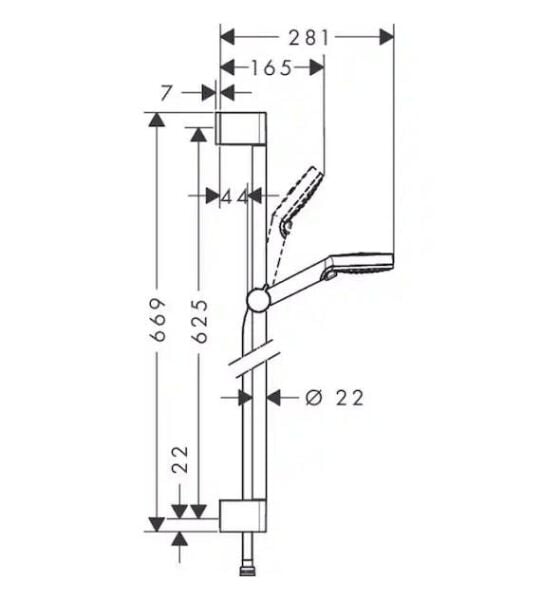 Hansgrohe Talis E 3'lü Termostatik Batarya Seti - 71710000set