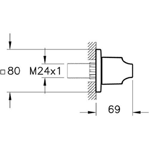 Artema Suit U A4249326 Ankastre Stop Valf, Bakır