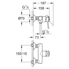 Grohe Bauclassic Duş Bataryası - 32867000