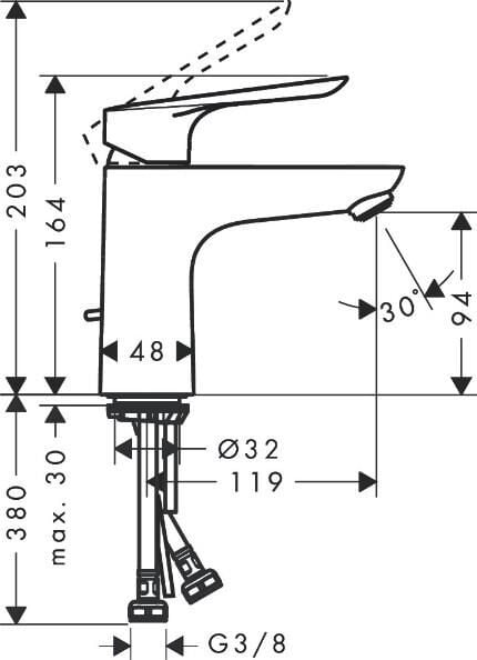 Hansgrohe Logis E 3'lü Batarya Seti - 71178000set