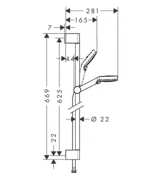 Hansgrohe Logis E 3'lü Batarya Seti - 71178000set