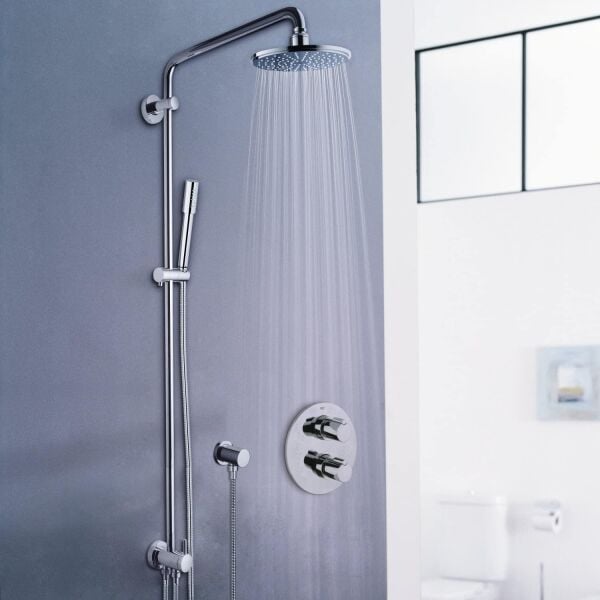 Grohe Rainshower® Duvara Monte Yöndeğiştiricili Duş Sistemi - 27058000