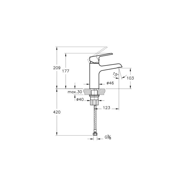 Artema Axe S Lavabo Bataryası Large A42580