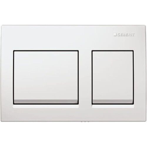 Geberit ALPHA15 Kumanda Paneli, 2 Kademeli Deşarj Için, Beyaz - 115.045.11.1