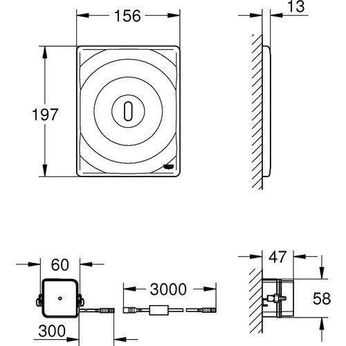Grohe Tectron Surf Fotoselli Kumanda Paneli 38699001