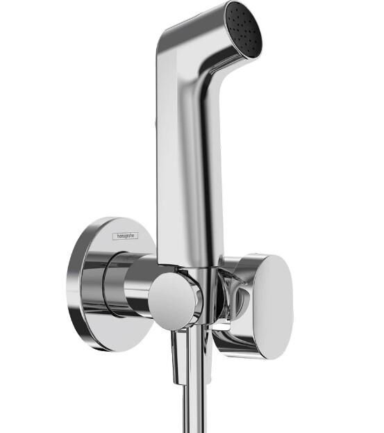 Hansgrohe Bidette El Duşu 1jet S EcoSmart+ Sıcak-Soğuk Su İçin Duş Askısı ve 125 Cm Duş Hortumu İle - 29232000