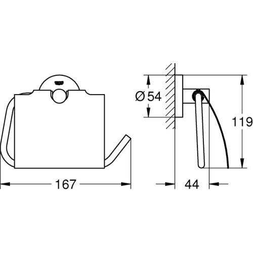 Grohe Essentials Tuvalet Kağıtlığı - 40367DL1