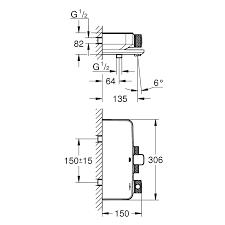 Grohe Grohtherm Smartcontrol Termostatik Banyo Bataryası (34718000)