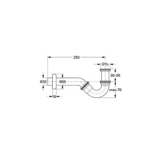 Grohe Bide Sifonu 250 mm - 28946000