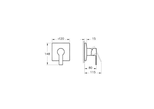 Artema Flo S Ankastre Duş Bataryası A42226