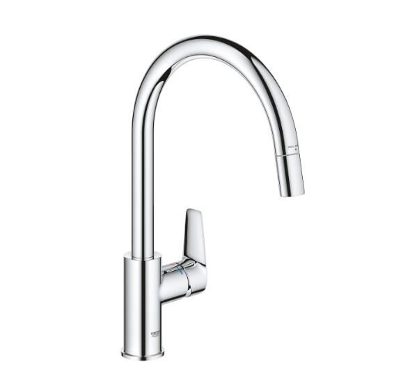Grohe Bauedge Tek Kumandalı Spiralli Eviye Bataryası - 30536000