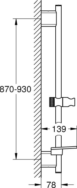 Grohe Rainshower Duş Seti 90 cm - 26603DC0