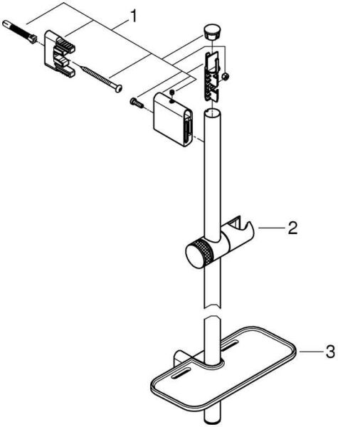 Grohe Rainshower Duş Seti 90 cm - 26603DC0