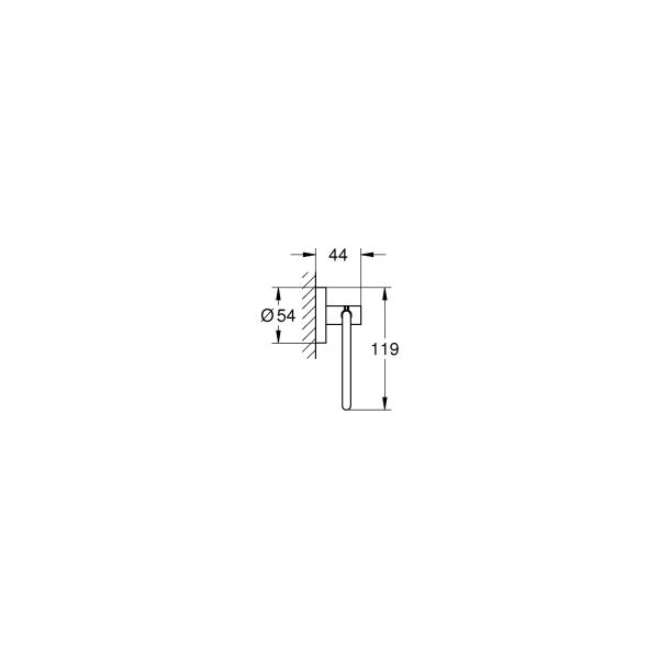 Grohe Essentials Tuvalet Kağıtlığı Cool Sunrise 40689GL1