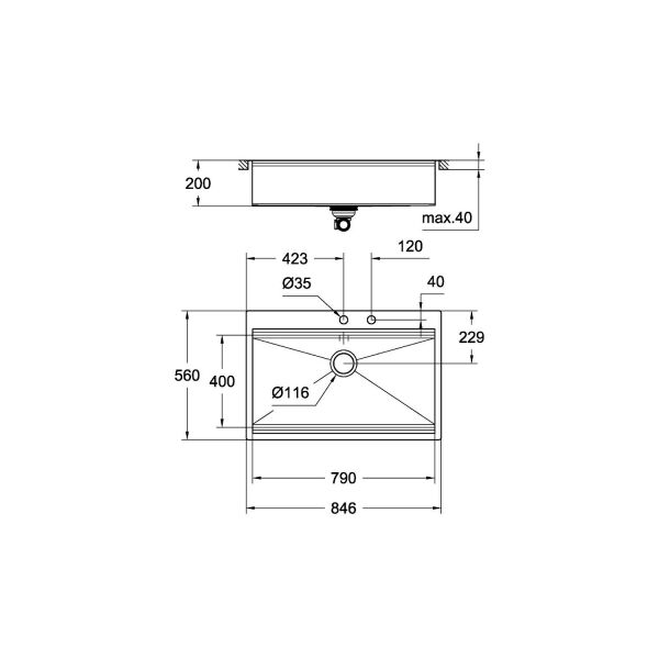 Grohe K800 Paslanmaz Çelik Eviye - 31584SD0