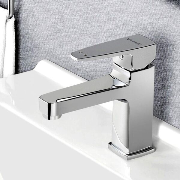 VitrA A40775 Q-Line Lavabo Bataryası Krom