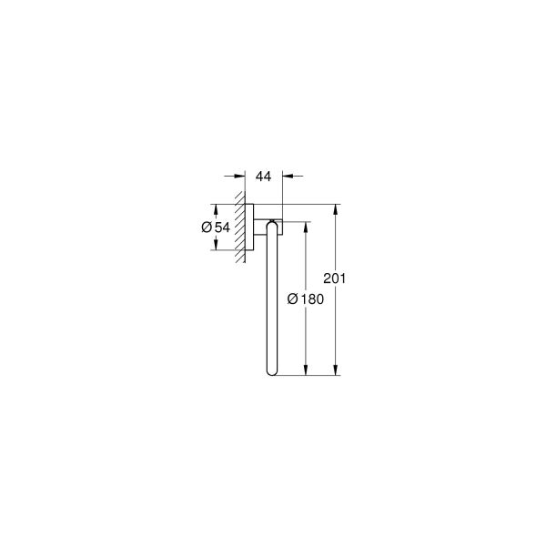 Grohe Essentials Halka Havluluk Cool Sunrise 40365GL1