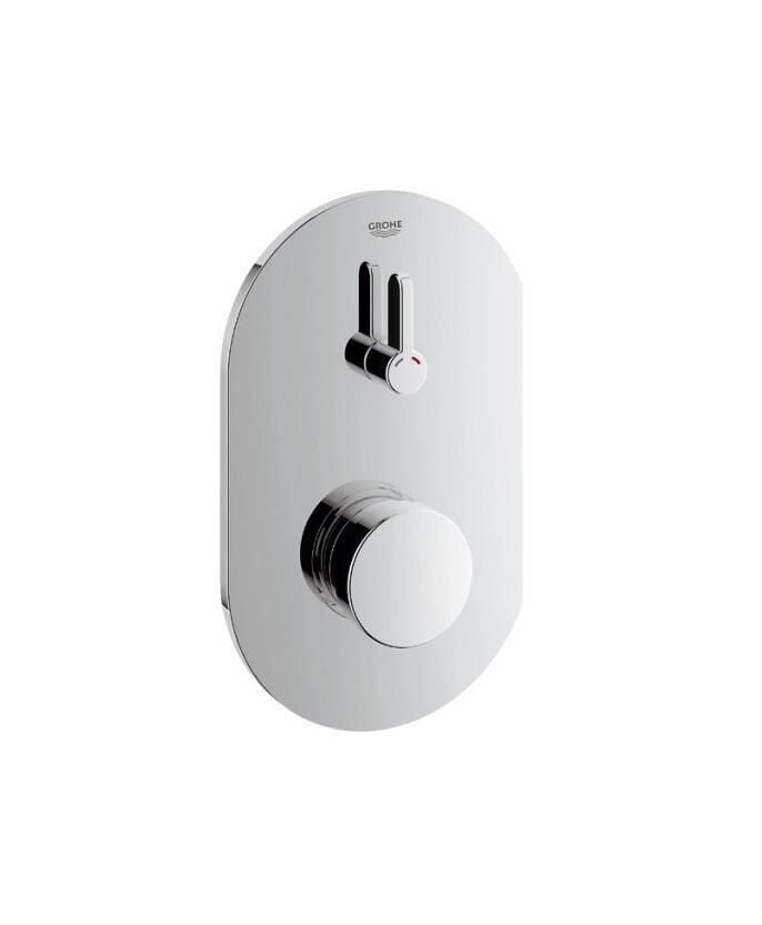 Grohe Eurosmart Cosmopolitan T Zaman Ayarlı Ankastre Duvardan Duş Bataryası, Çift Su Girişli - 36321000