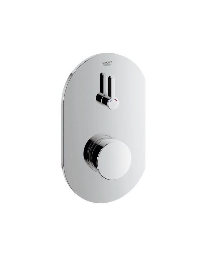 Grohe Eurosmart Cosmopolitan T Zaman Ayarlı Ankastre Duvardan Duş Bataryası, Çift Su Girişli - 36321000