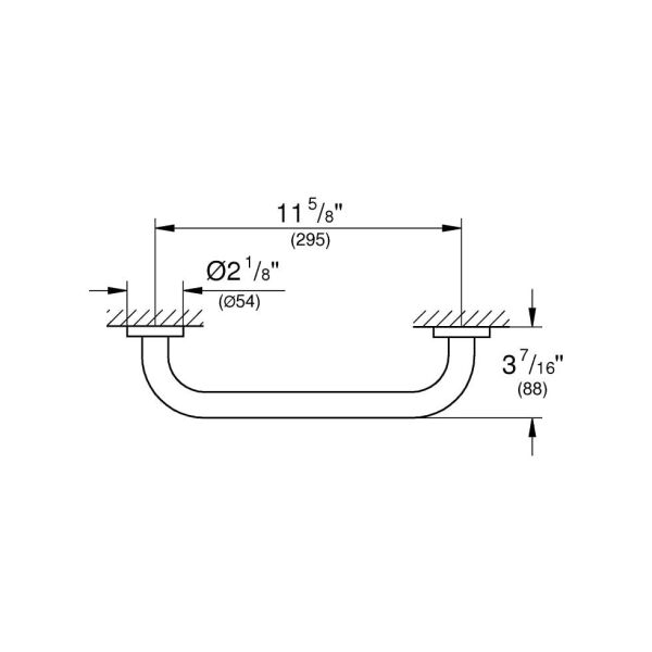 Grohe Essentials Tutunma Barı 35cm. Cool Sunrise 40421GL1