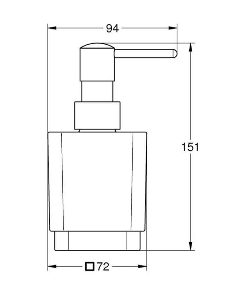 Grohe Selection Cube Sıvı Sabunluk (40805000)