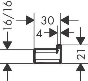 Hansgrohe AddStoris Tekli Askı - 41742000