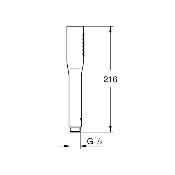 Grohe Euphoria Cosmopolitan El Duşu Hard Graphite - 27400A00