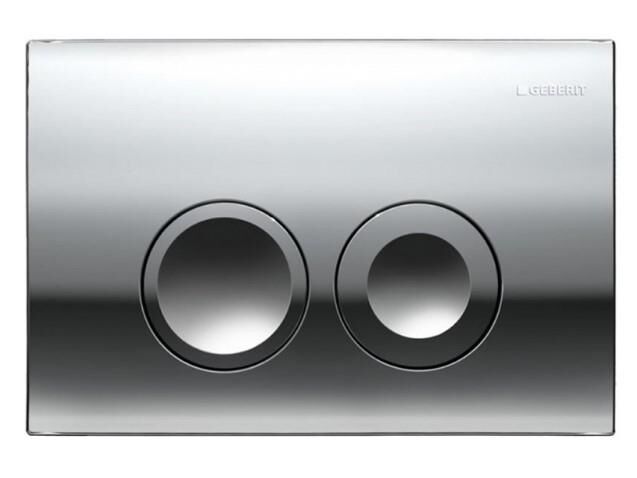 Geberit Delta21 Kumanda Paneli Çift Basmalı Parlak/Krom - 115.125.21.5