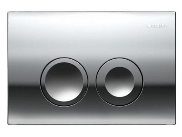 Geberit Delta21 Kumanda Paneli Çift Basmalı Parlak/Krom - 115.125.21.5