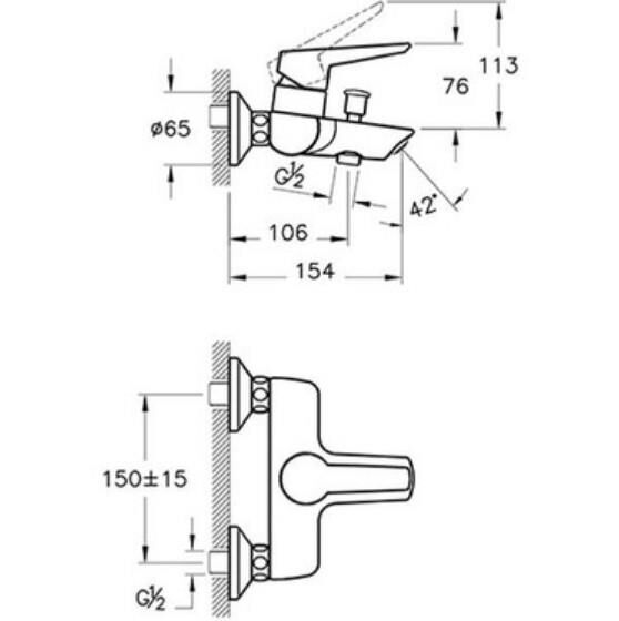 Artema Solid S Banyo Bataryasi A42444