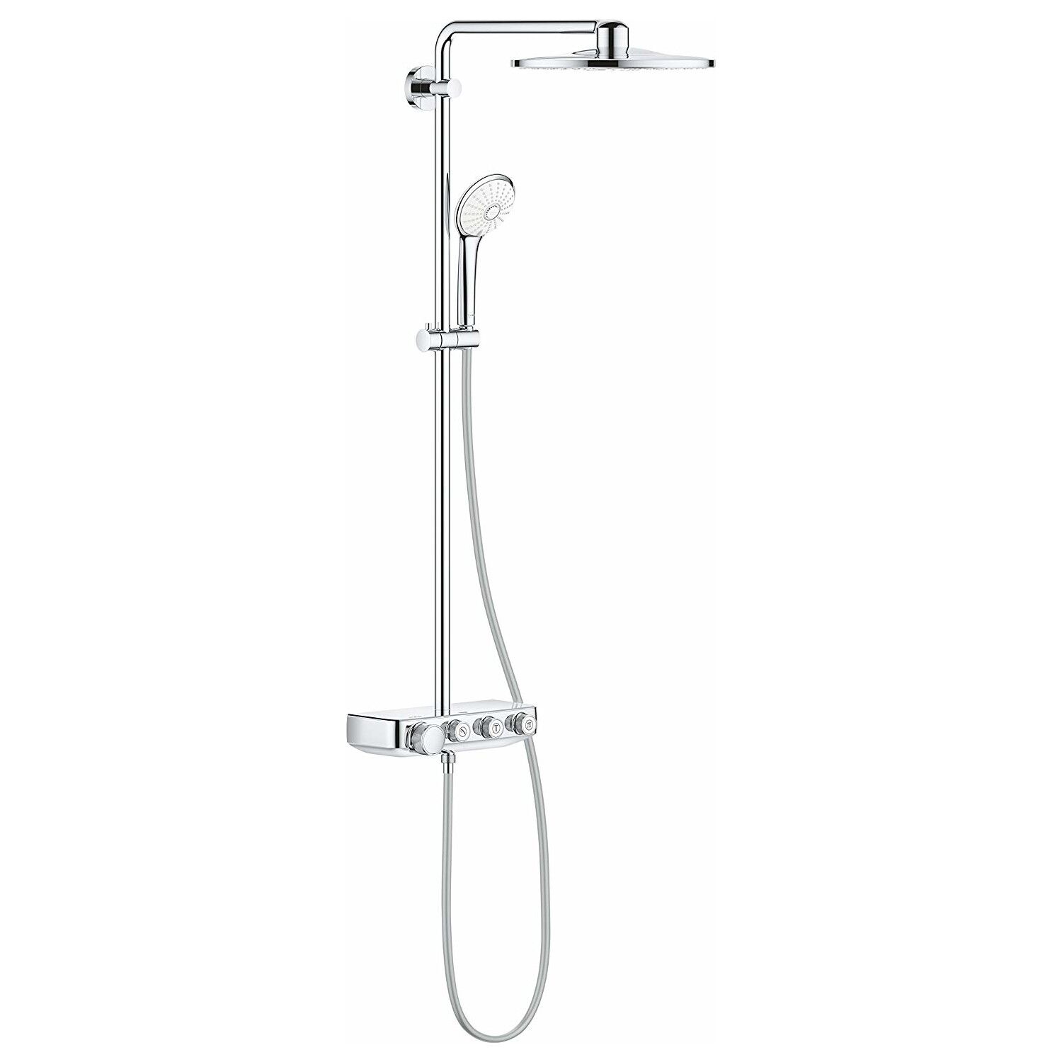 Grohe Euphoria SmartControl System 310 Duo Duvara Monte Termostatik Bataryalı Duş Sistemi - 26507000