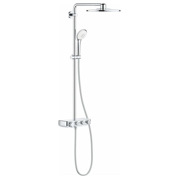 Grohe Euphoria SmartControl System 310 Duo Duvara Monte Termostatik Bataryalı Duş Sistemi - 26507000
