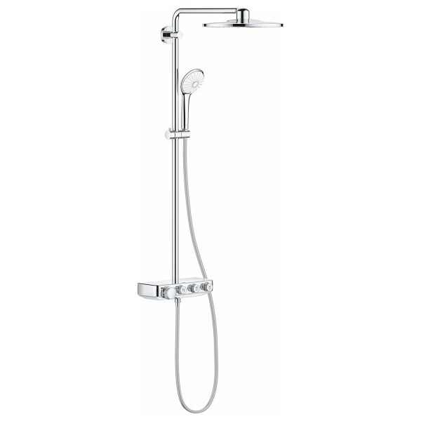 Grohe Euphoria SmartControl System 310 Duo Duvara Monte Termostatik Bataryalı Duş Sistemi - 26507000