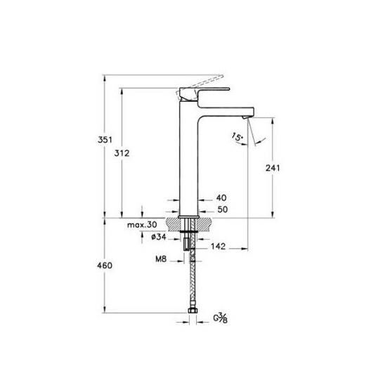 Q-Line Lavabo Bataryası A40798