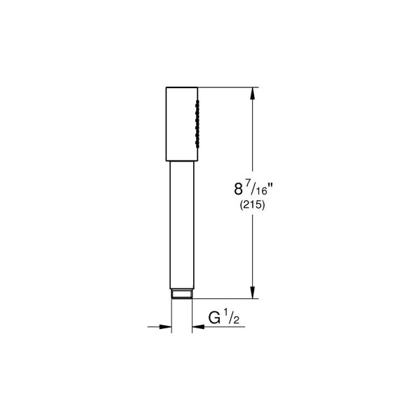 Grohe El Duşu 1 Akışlı Sena Stick Cool Sunrise - 26465GL0
