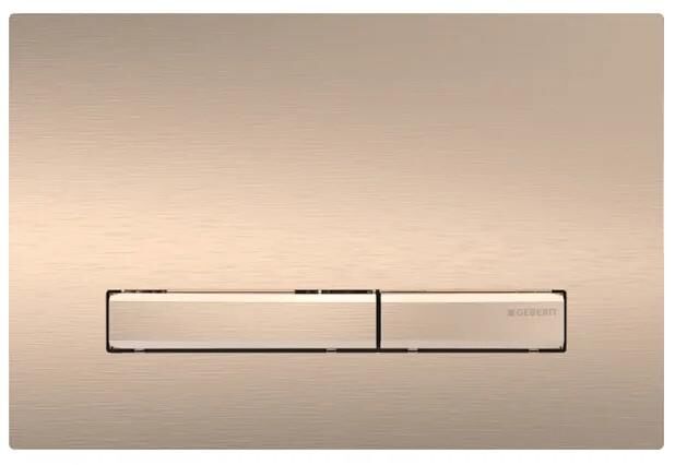 Geberit Sigma50 Kumanda Kapağı, Çift Basmalı, Bronz - 115.670.QB.2