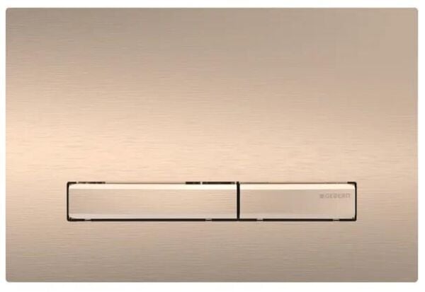 Geberit Sigma50 Kumanda Kapağı, Çift Basmalı, Bronz - 115.670.QB.2