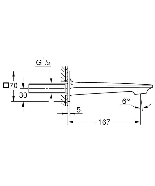 Grohe Allure Çıkış Ucu - 13264001